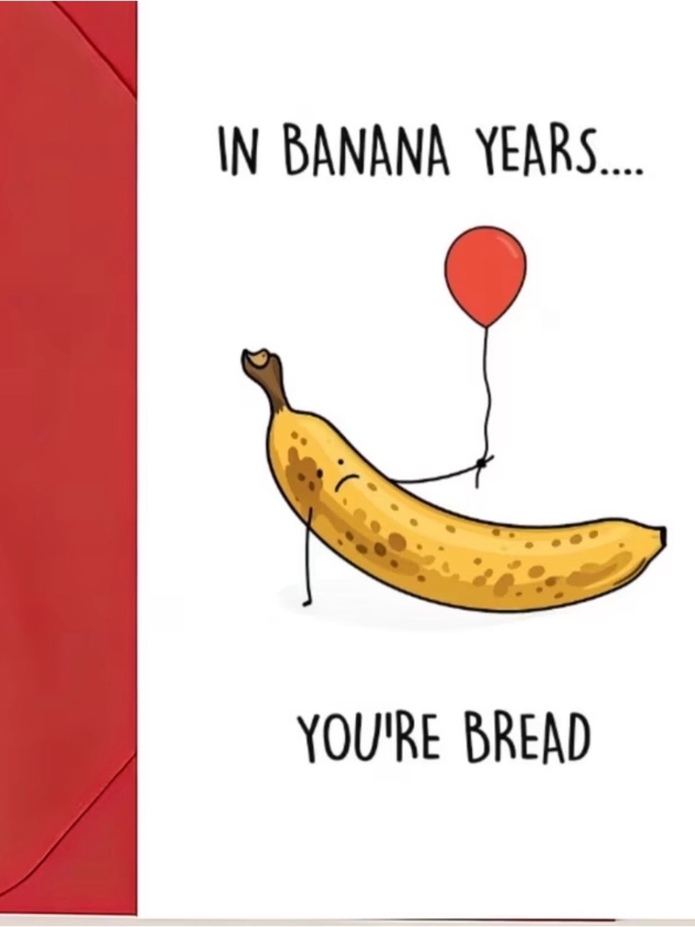 Funny Banana Birthday Card